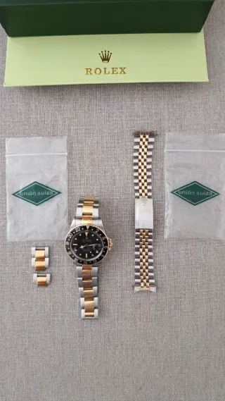 Reloj Rolex GMT-Master Oro y Acero.