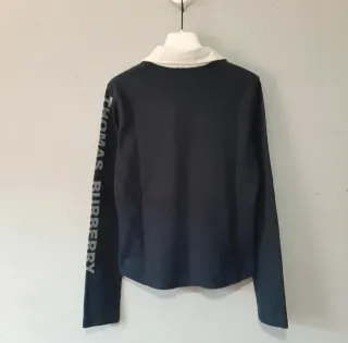 Polo Thomas Burberry negro mujer