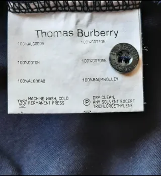 Polo Thomas Burberry negro mujer