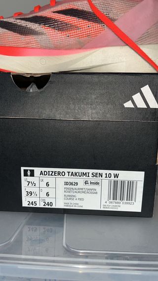 Zapatillas Adidas Adizero Takumi Sen 10 W negociab