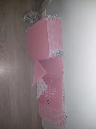 Castillo organizador de juguetes rosa