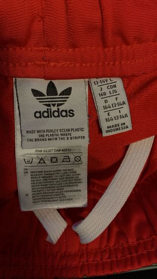 Conjunto Chándal Adidas Rojo