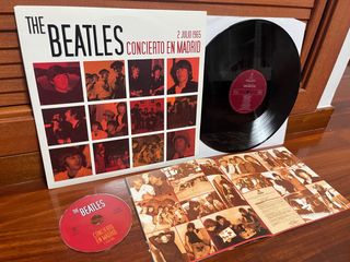 Beatles. Concierto en Madrid 1965. LP y CD y libro
