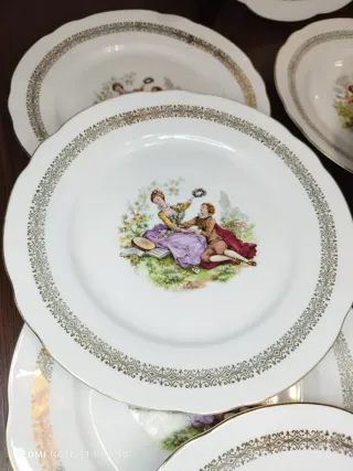 Vajilla Porcelana Bavaria 19 Piezas