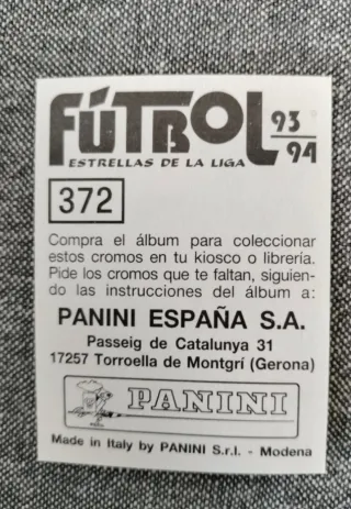 Cromo Romario F.C. Barcelona 93/94 algo negociable