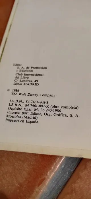 Libros Walt Disney, "Es divertido conocer..."