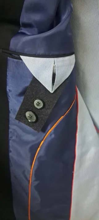 Traje Zara Negro Hombre