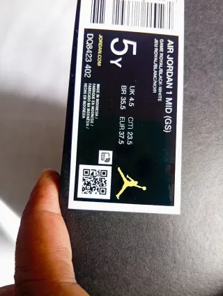 Zapatillas Air Jordan 1 Mid Azul