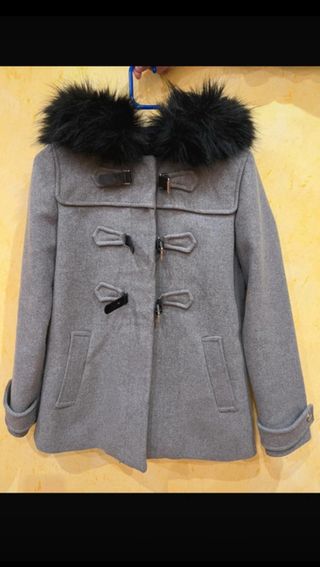 Trenca gris Stradivarius Talla S