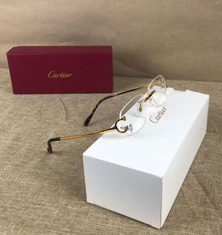 Gafas Cartier Montura Dorada