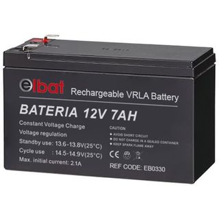 Batería 12V 7AH Elbat Recargable VRLA