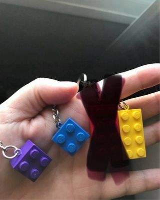 Portachiavi Lego originali fatti a mano