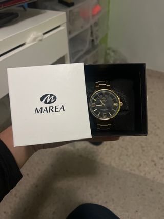 Reloj Marea Dorado Negro