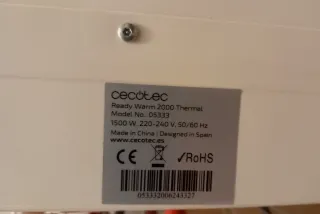 Calefactor Radiador Cecotec 10 elementos con mando