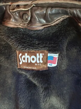 Chaqueta Schott NYC 184sm Marrón