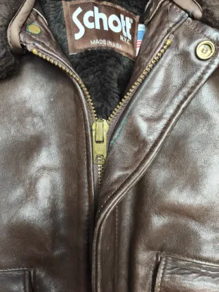 Chaqueta Schott NYC 184sm Marrón