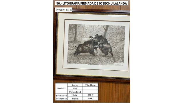 Litografía Firmada Josechu Lalanda