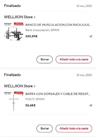 Banco musculación+barra polea+soporte sentadilla