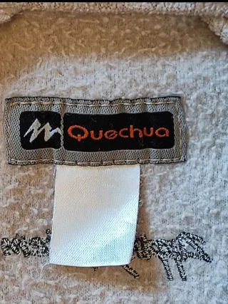 Forro polar Quechua beige mujer