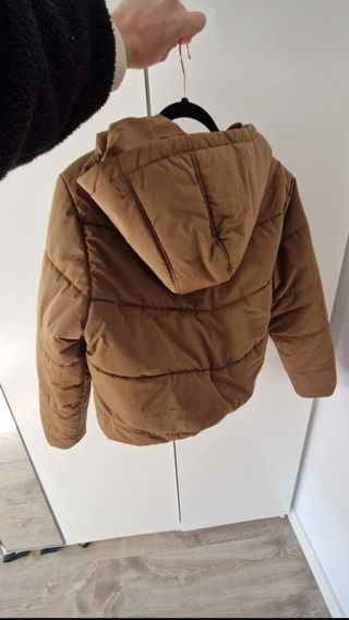 Bomber Vans Foundry Crop Puffer Marrón