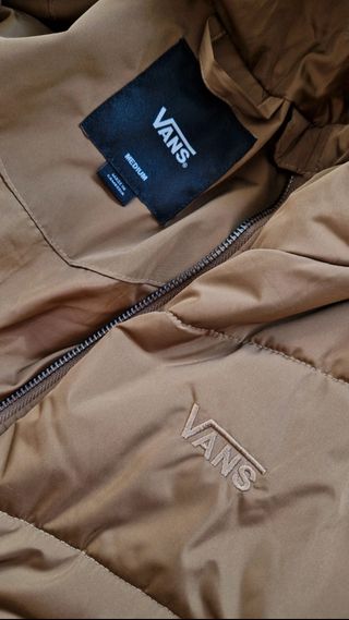 Bomber Vans Foundry Crop Puffer Marrón