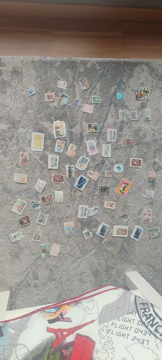 Colección 60 sellos vintage