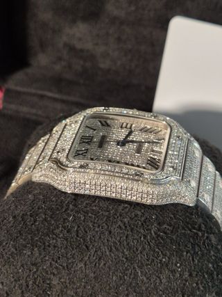 Reloj Cartier Santos Diamantes Naturales 2025!