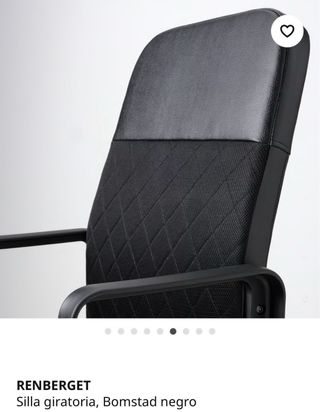 Silla Oficina Ikea RENBERGET Negra