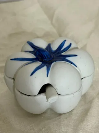 Zuccheriera Capodimonte porcellana antica