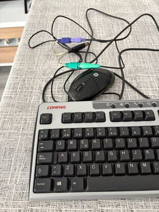 Teclado Compaq y Ratón HP