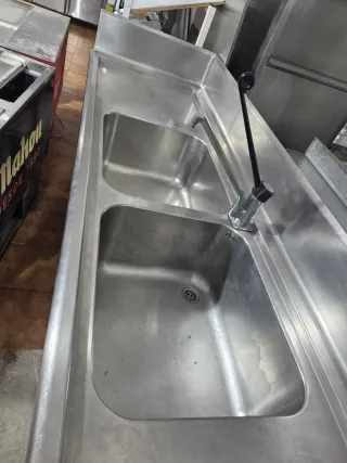 Fregadero doble poza