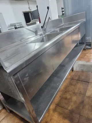 Fregadero doble poza