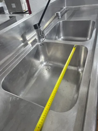 Fregadero doble poza