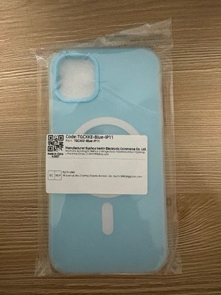 Custodia iPhone 11 Verde e Celeste