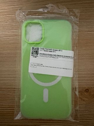Custodia iPhone 11 Verde e Celeste