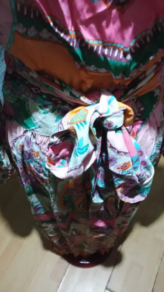 Vestido Pareo Estampado Zara.