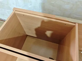 Escritorio esquinero madera y metal