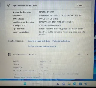 Ordenador portátil HP Plata i5