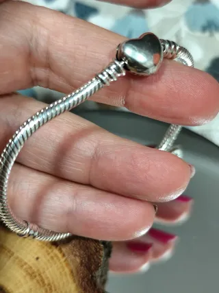 Pulsera Plata 925 Corazón