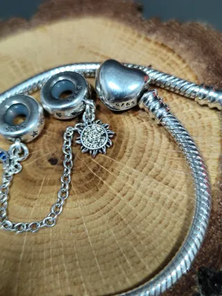 Pulsera Plata 925 Corazón