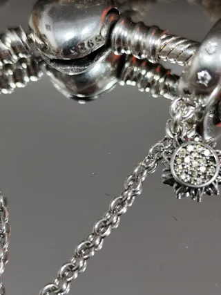 Pulsera Plata 925 Corazón