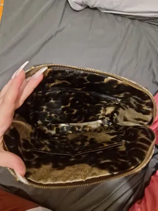 Bolso Marrón y Beige