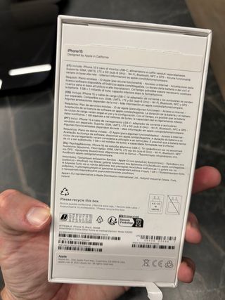 iPhone 15 256GB Nero