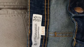 Pantalón vaquero ancho Stradivarius Talla 36