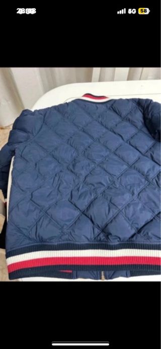 Chaqueta Tommy Hilfiger acolchada azul mujer