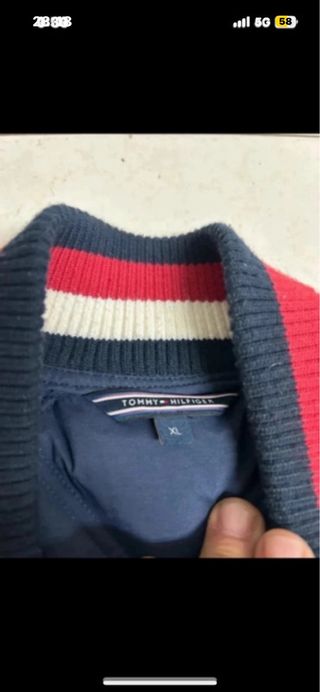 Chaqueta Tommy Hilfiger acolchada azul mujer