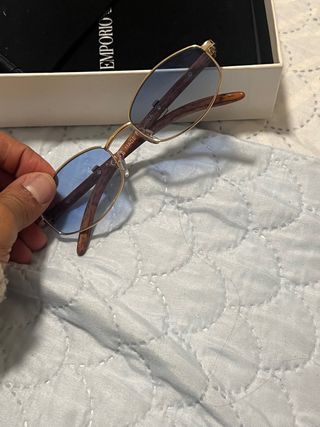 Gafas Emporio Armani Doradas y Marrones