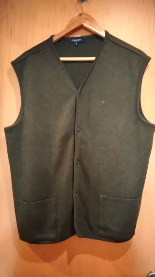 Chaleco Burberry Verde Oliva Talla M
