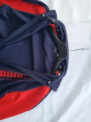 Felpa Puma Uomo Blu/Rosso Taglia M