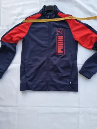 Felpa Puma Uomo Blu/Rosso Taglia M